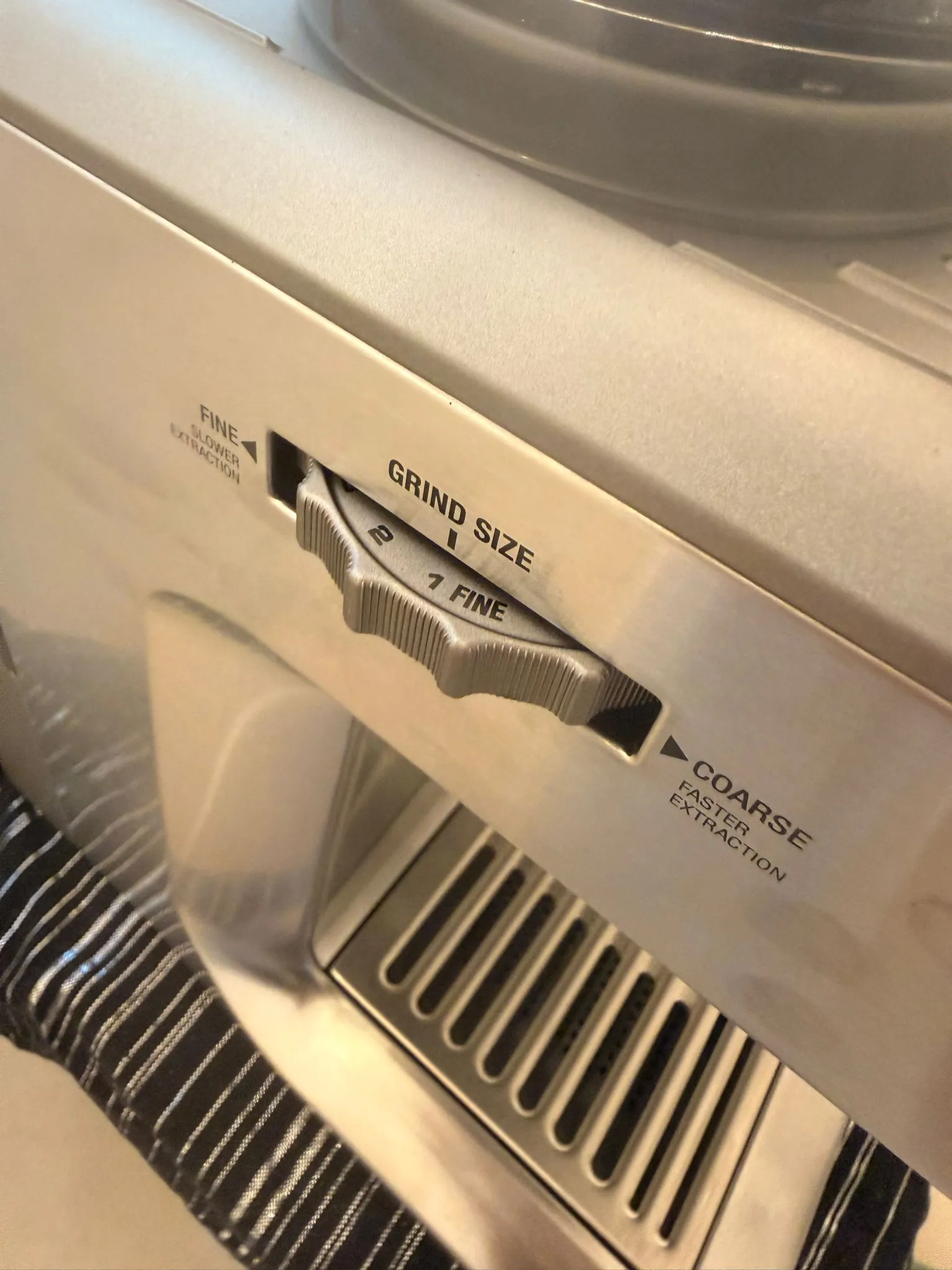 Grind option outside